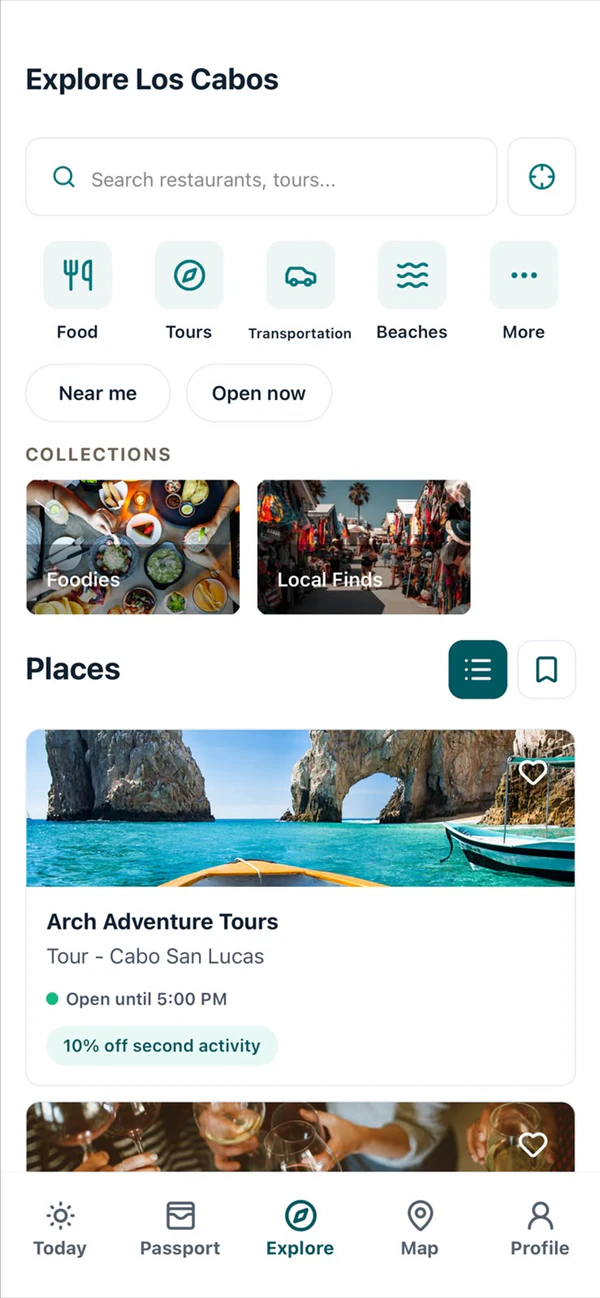 Explora negocios y experiencias en Cabo Passport